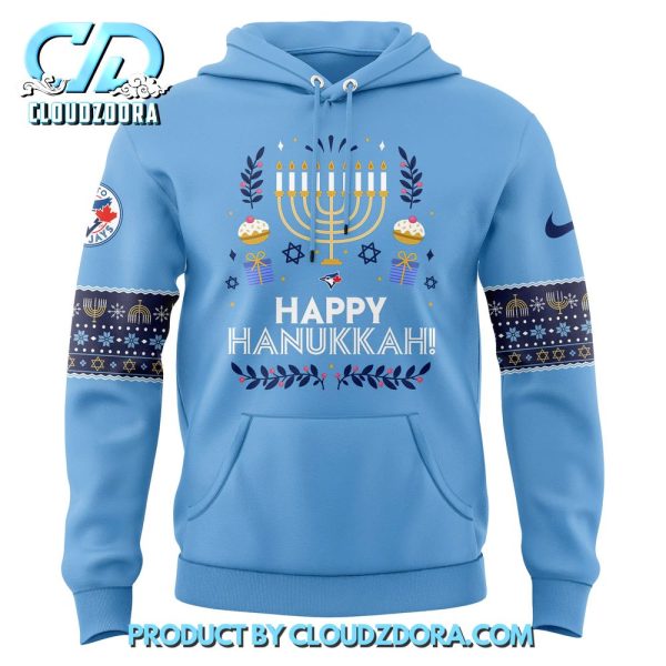 Toronto Blue Jays Happy Hanukkah Premium Hoodie