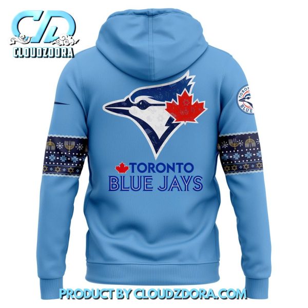 Toronto Blue Jays Happy Hanukkah Premium Hoodie