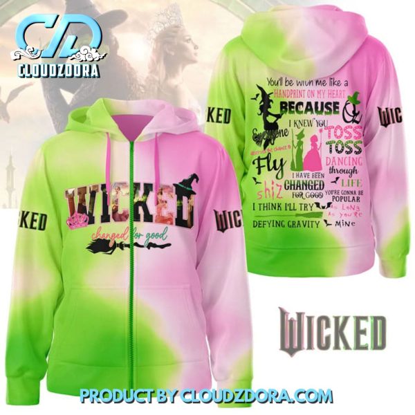 Wicked Change For Good Zip Hoodie