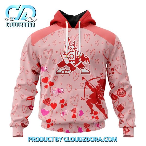 Arizona Coyotes NHL Gift For Valentines Day 2025 Hoodie