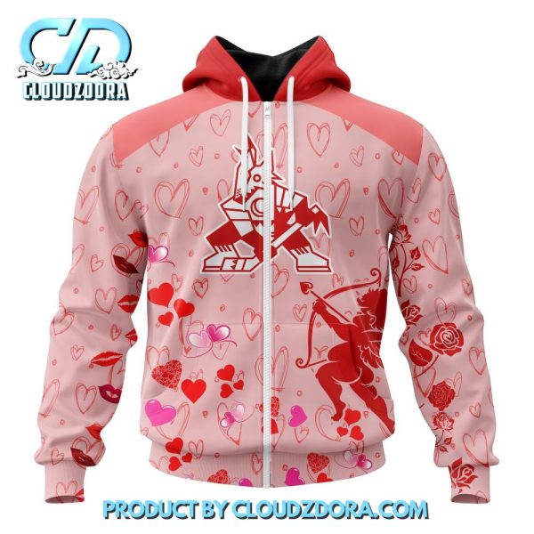 Arizona Coyotes NHL Gift For Valentines Day 2025 Hoodie