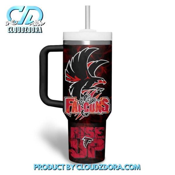 Atlanta Falcons 2025 Rise Up Custom Name Stanley Tumbler