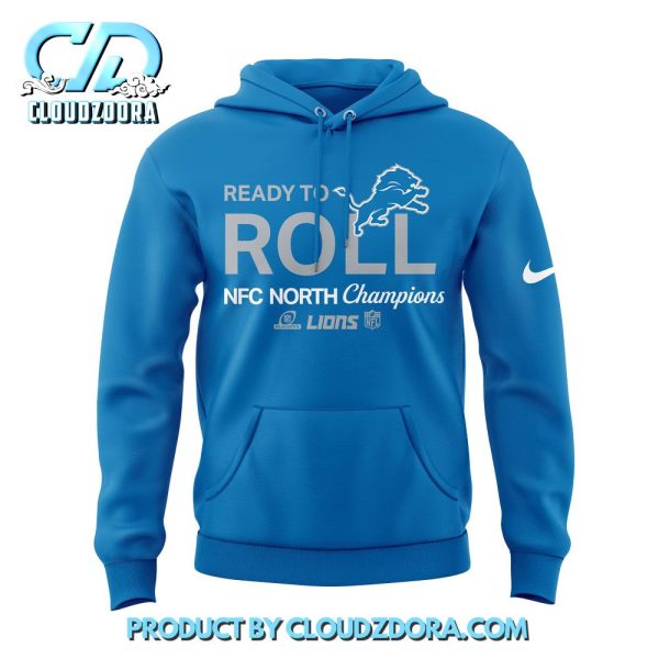 Blue Detroit Lions 2024 NFC North Division Champions Hoodie Set