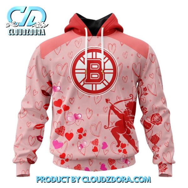 Boston Bruins NHL Gift For Valentines Day 2025 Hoodie