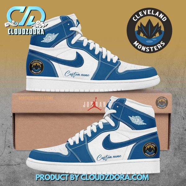 Cleveland Monsters AHL Custom Name For Fans Nike Air Jordan 1