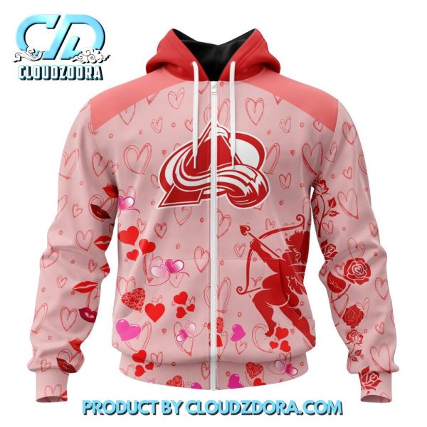 Colorado Avalanche NHL Gift For Valentines Day 2025 Hoodie