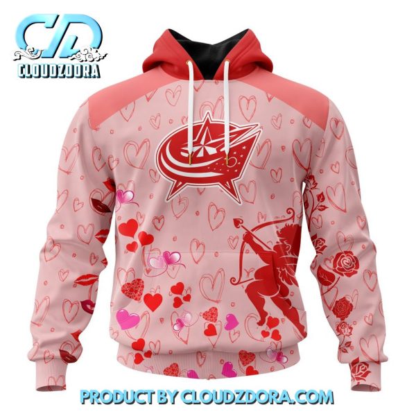 Columbus Blue Jackets NHL Gift For Valentines Day 2025 Hoodie