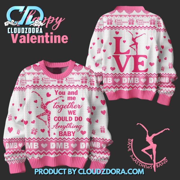 Dave Matthews Band Happy Valentine 2025 Ugly Sweater