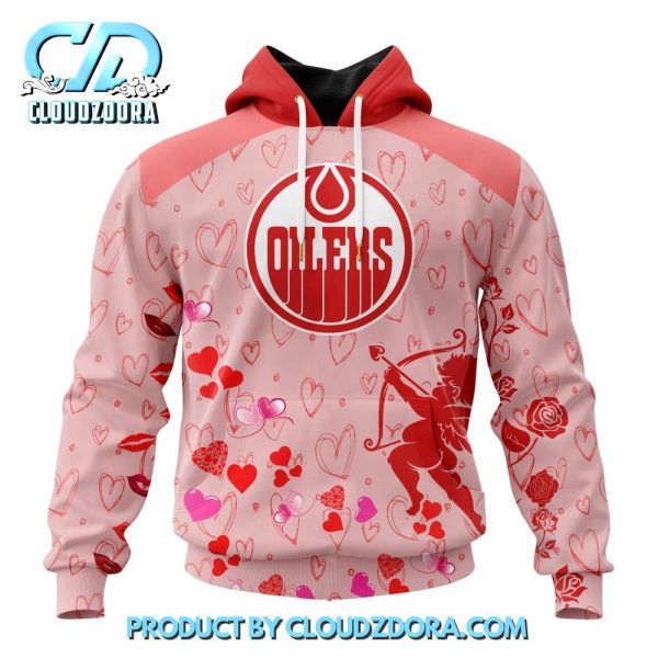 Edmonton Oilers NHL Gift For Valentines Day 2025 Hoodie