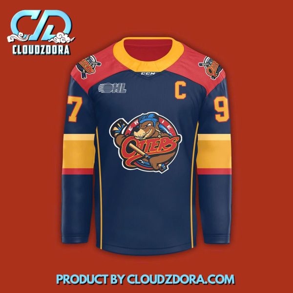 Erie Otters Connor McDavid Jersey Retirement Night Hockey Jersey