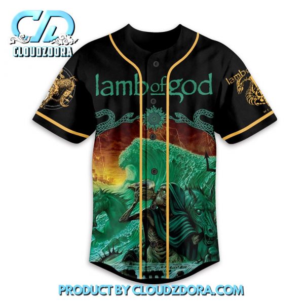 Lamb Of God American Heavy Metal Baseball Jersey