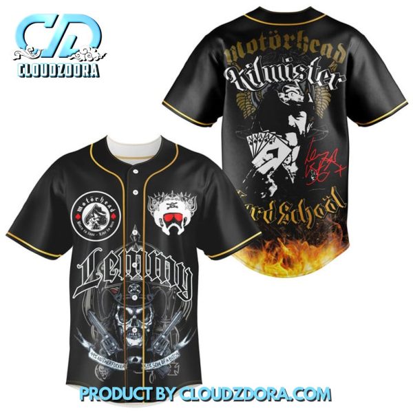 Lemmy Kilmister Motorhead Limited Edition Baseball Jersey