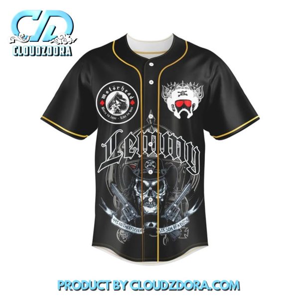 Lemmy Kilmister Motorhead Limited Edition Baseball Jersey