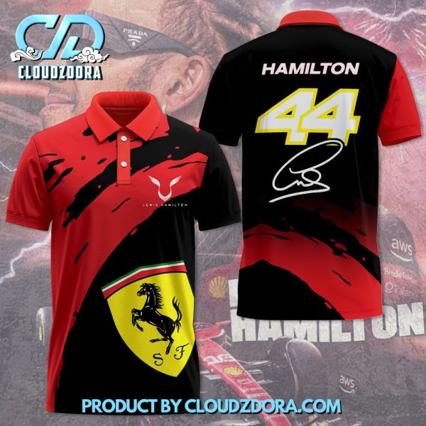 Lewis Hamilton x Scuderia Ferrari 2025 Polo Shirt