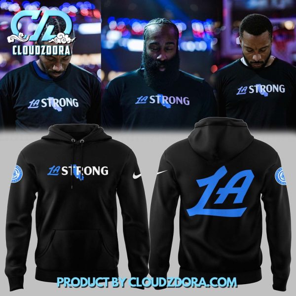 Los Angeles Clippers #LAStrong Black Hoodie