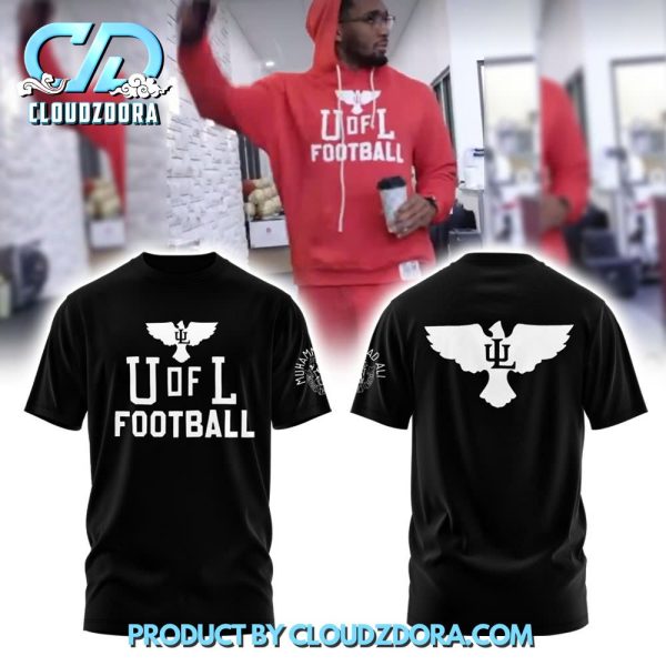 Louisville Cardinals “U of L Football” Black Ali Fashion Shirt