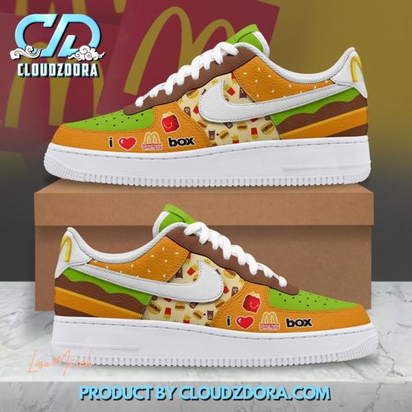 McDonald’s Fast Food Gift For Fans Special Nike Air Force 1