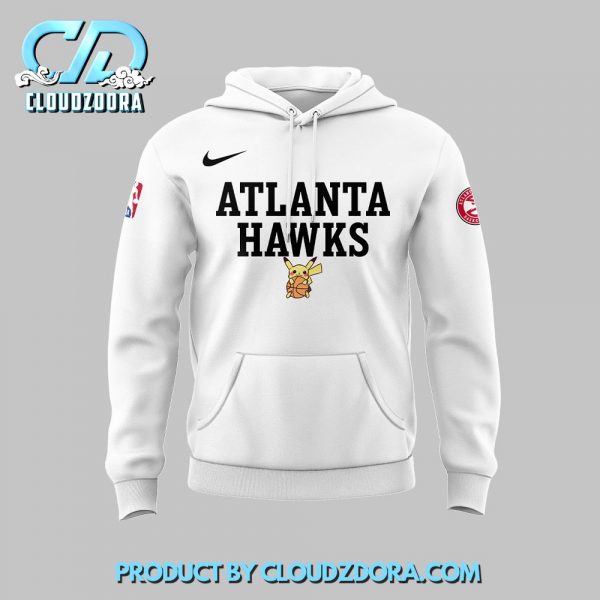 NBA Atlanta Hawks x Pokemon Night Hoodie Set 2025