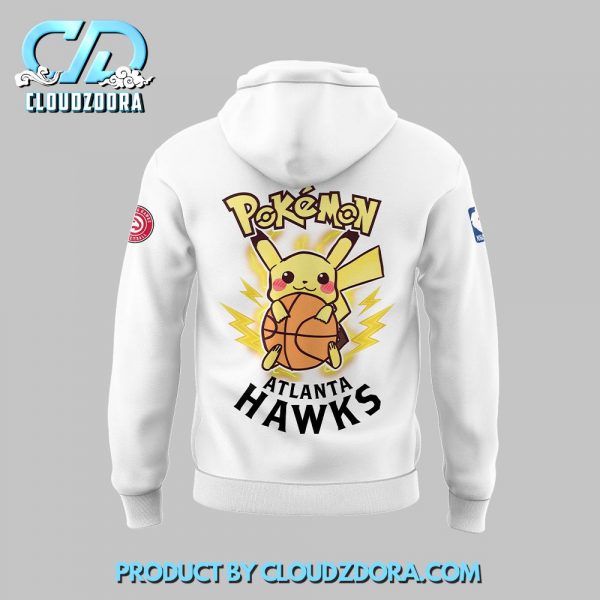 NBA Atlanta Hawks x Pokemon Night Hoodie Set 2025