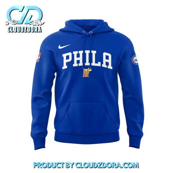 NBA Philadelphia 76ers x Pokemon Night Hoodie Set 2025