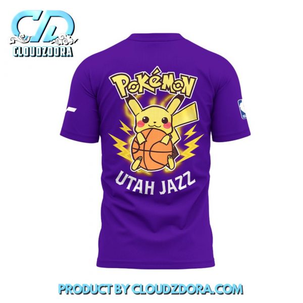 NBA Utah Jazz x Pokemon Night Shirt 2025