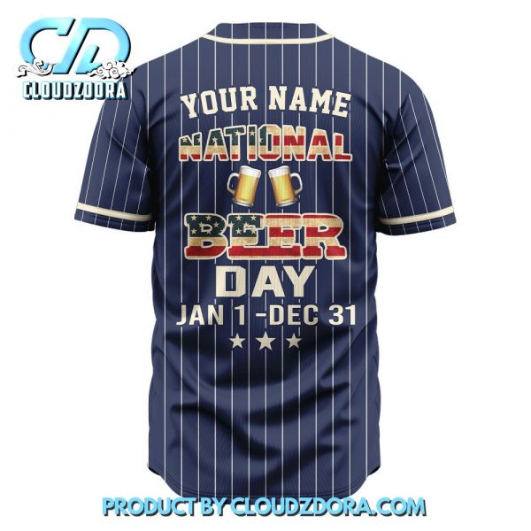 National Beer Day Baseball Jersey