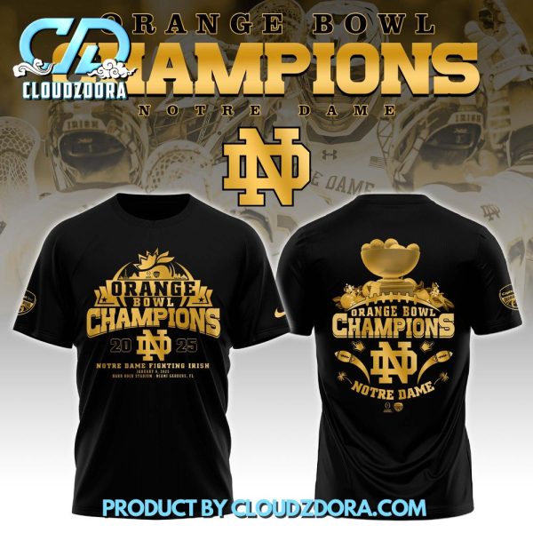 Notre Dame Fighting Irish NCAA Orange Bowl Champions Shirt