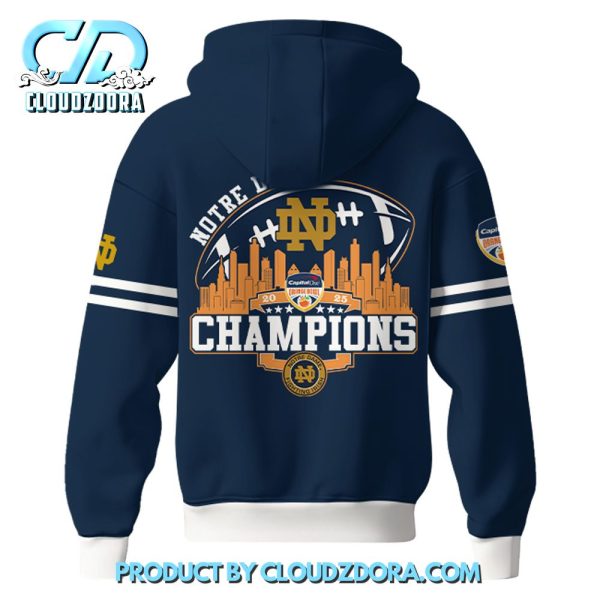 Notre Dame Football Orange Bowl Champions Hoodie Set