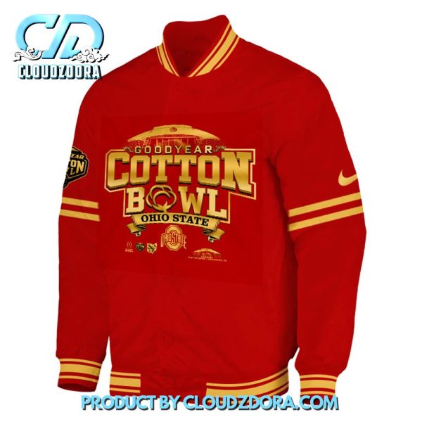 Ohio State Buckeyes 2025 Cotton Bowl Champions Baseball Jacket