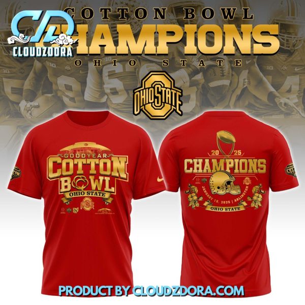 Ohio State Buckeyes 2025 Cotton Bowl Champions Shirt