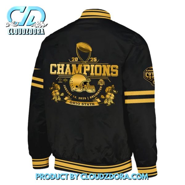 Ohio State Buckeyes NCAA Cotton Bowl Champions Baseball Jacket