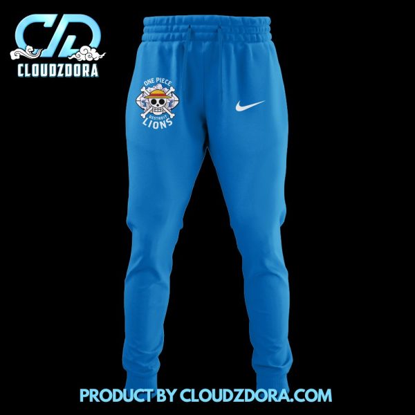 One Piece x Detroit Lions Limited Edition Nike Hoodie Set