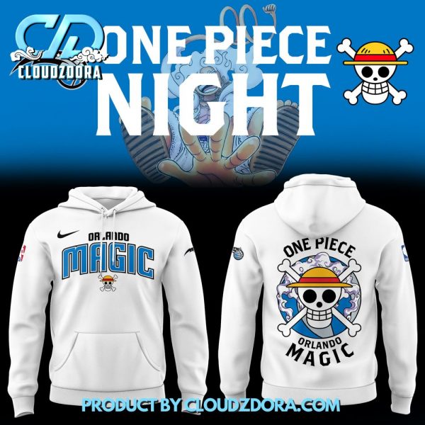 One Piece x Orlando Magic NBA 2025 Hoodie Set