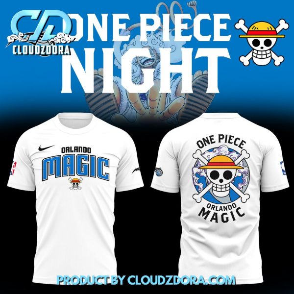 One Piece x Orlando Magic NBA 2025 Shirt