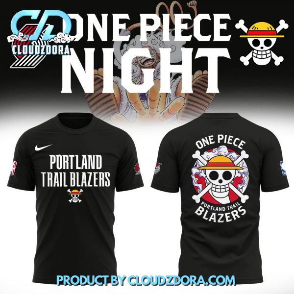 One Piece x Portland Trail Blazers NBA 2025 Shirt