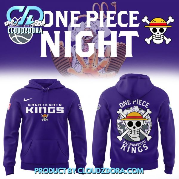 One Piece x Sacramento Kings NBA 2025 Hoodie Set