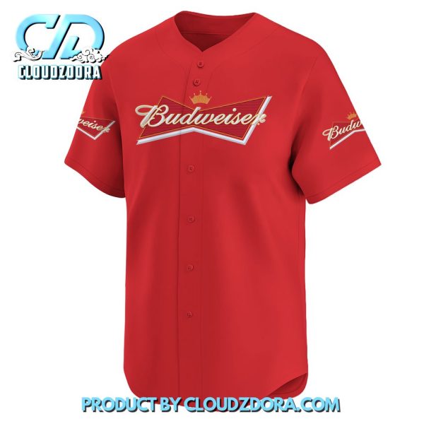 Personalized Budweiser Baseball Jersey