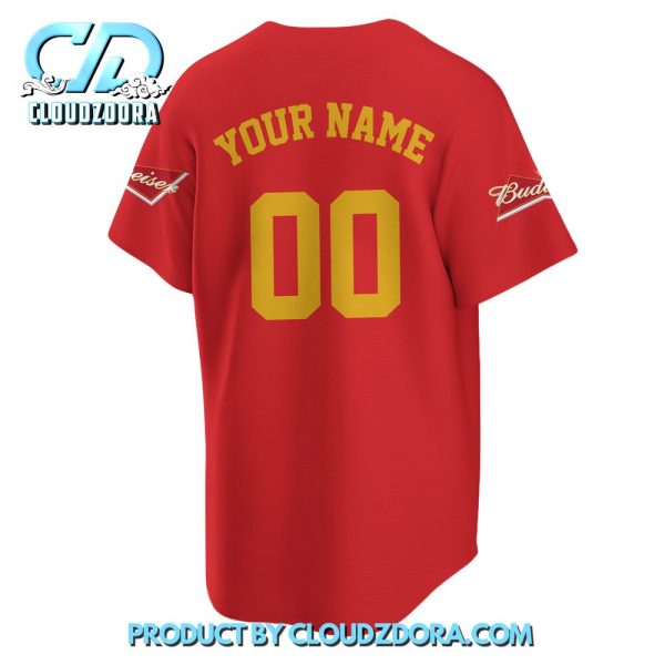 Personalized Budweiser Baseball Jersey