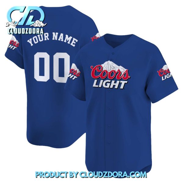 Personalized Coors Light Baseball Jersey