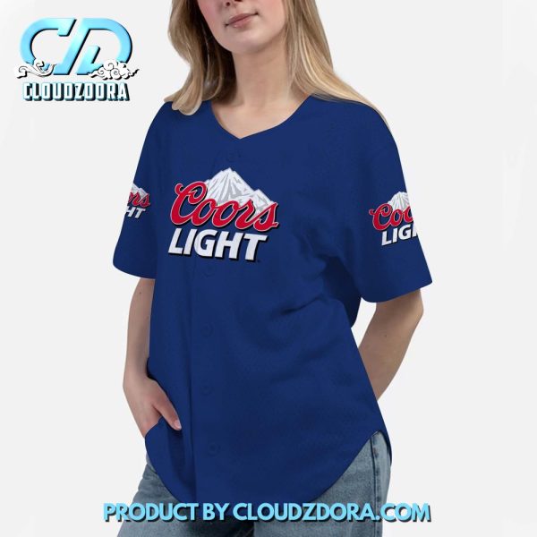 Personalized Coors Light Baseball Jersey