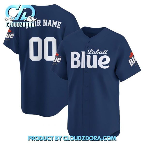 Personalized Labatt Blue Baseball Jersey