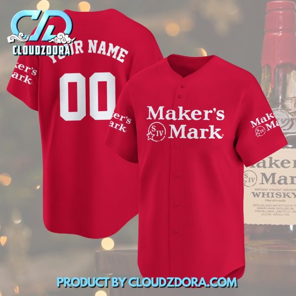 Personalized MAKER’S MARK Baseball Jersey