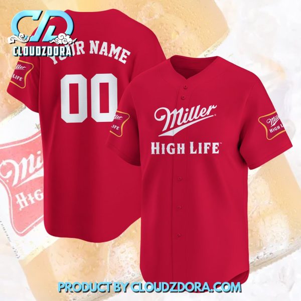 Personalized Miller High Life Baseball Jersey