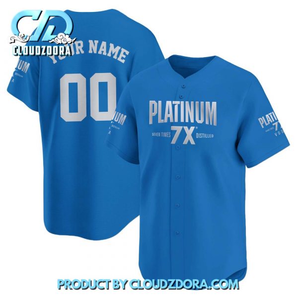 Personalized Platinum 7X Baseball Jersey