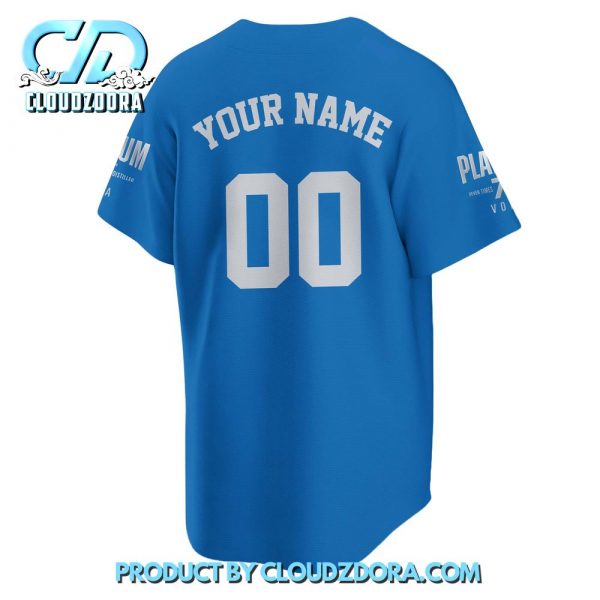 Personalized Platinum 7X Baseball Jersey