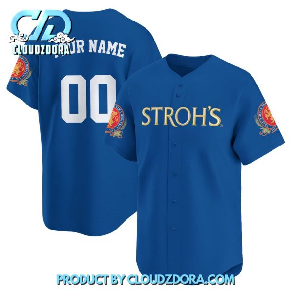 Personalized Stroh’s Baseball Jersey