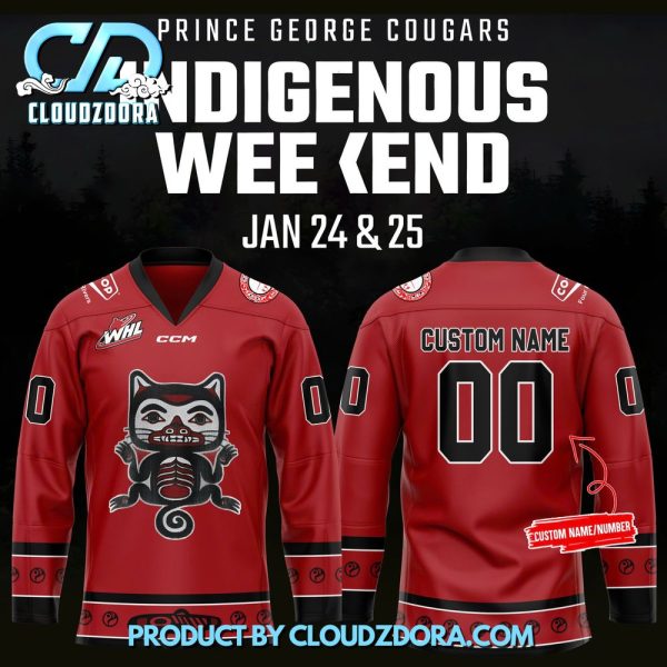 Prince George Cougars x 2025 Indigenous Weekend Hockey Jersey