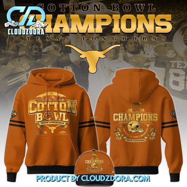 Texas Longhorns NCAA Cotton Bowl Champions Hoodie Set