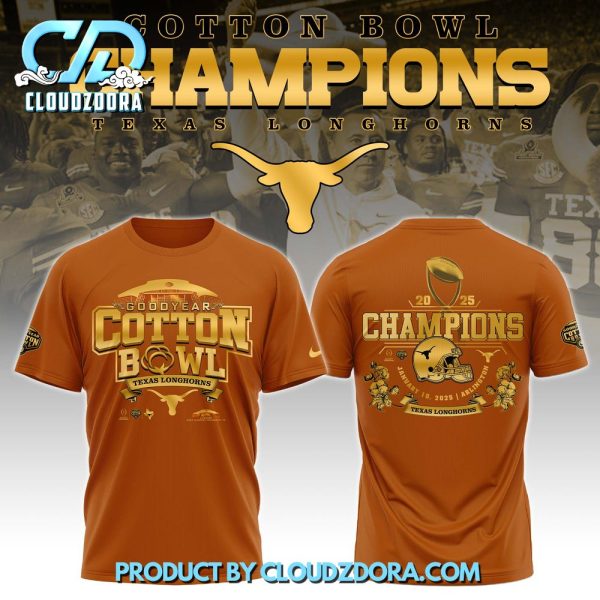 Texas Longhorns NCAA Cotton Bowl Champions Shirt