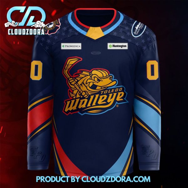 Toledo Walleye x First Responders Night Hockey Jersey